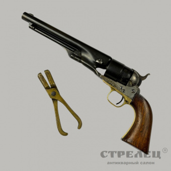 фото — револьвер капсюльный кольт (colt), модель 1860 года, сша